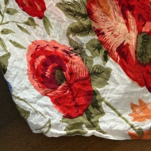 The Avenue Floral Maxi Tank Dress Button Front Sz 18/20 Semi Sheer Spring Read - Picture 16 of 16